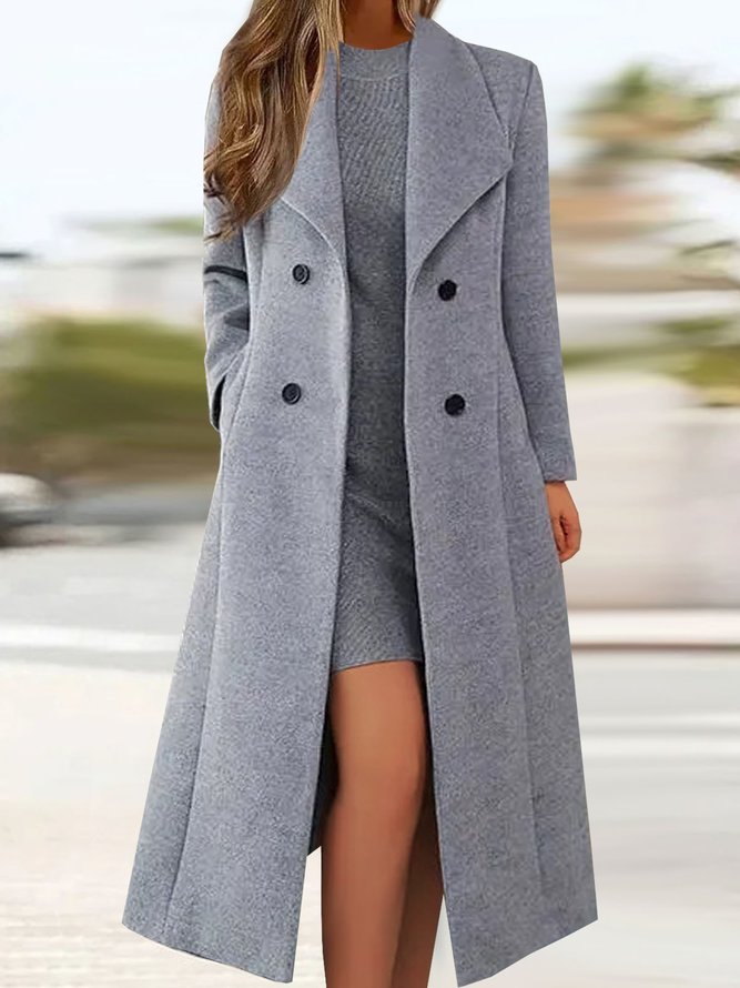 Casual Woolen Loose Coat