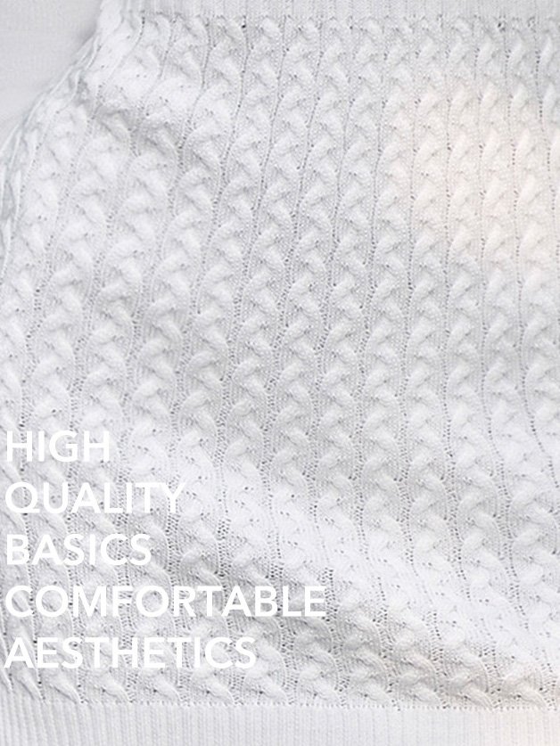 Plain Casual Wool/Knitting Loose Sweater Dress