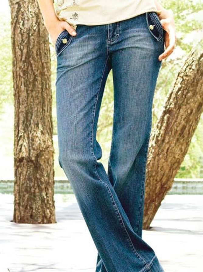 Denim Washing Process Casual Jeans