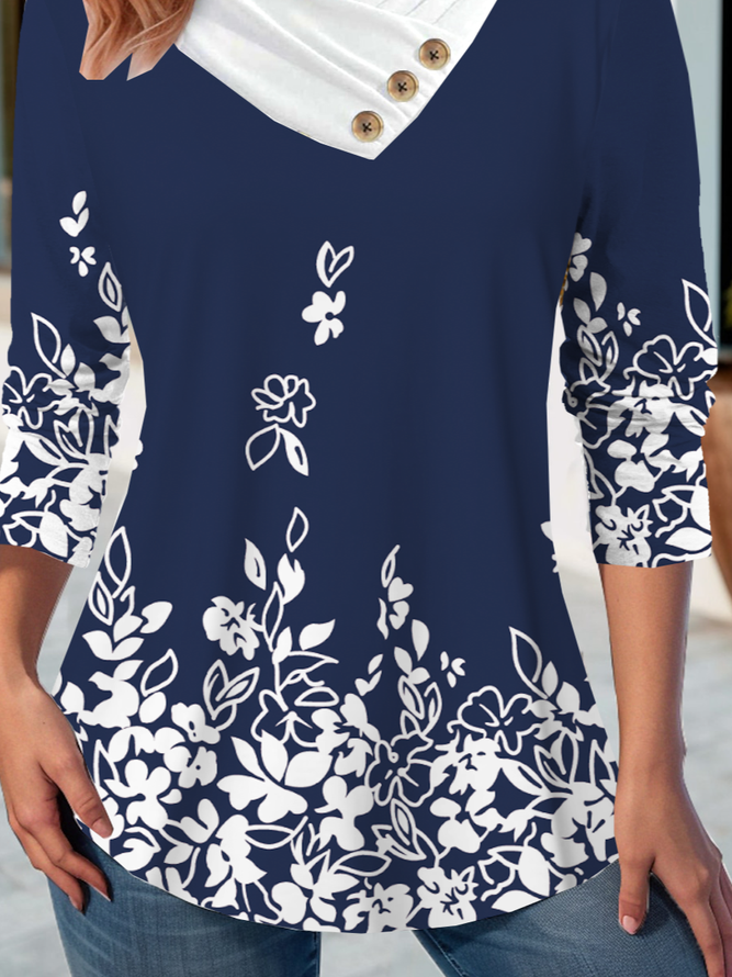 Loose Casual Jersey T-Shirt