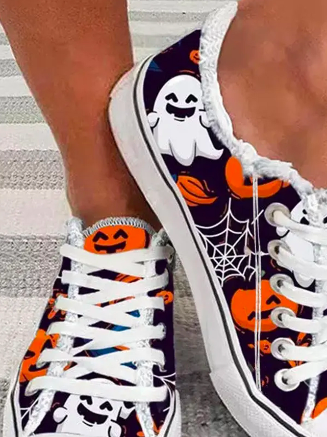 Halloween All Season Casual Canvas Casual Shoes