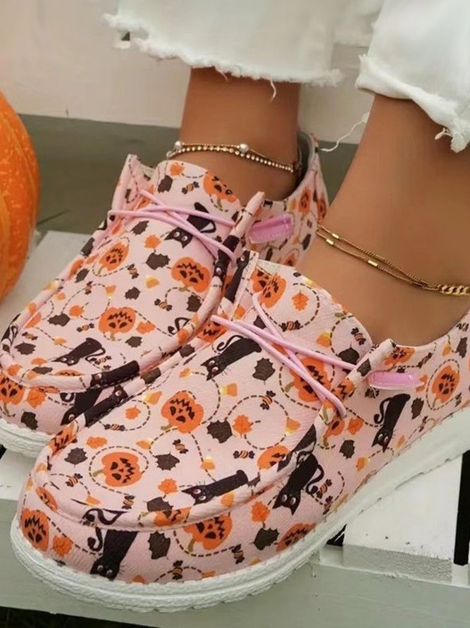 Casual Halloween Canvas Casual Shoes