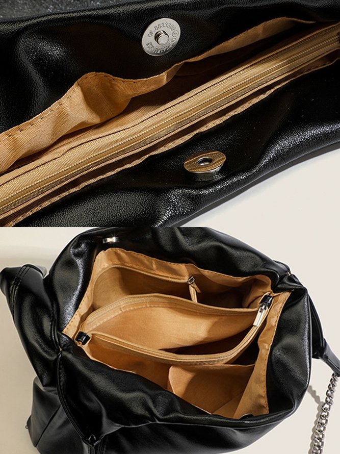 Women Minimalist Large Capacity Magnetic Chain Shoulder Bag