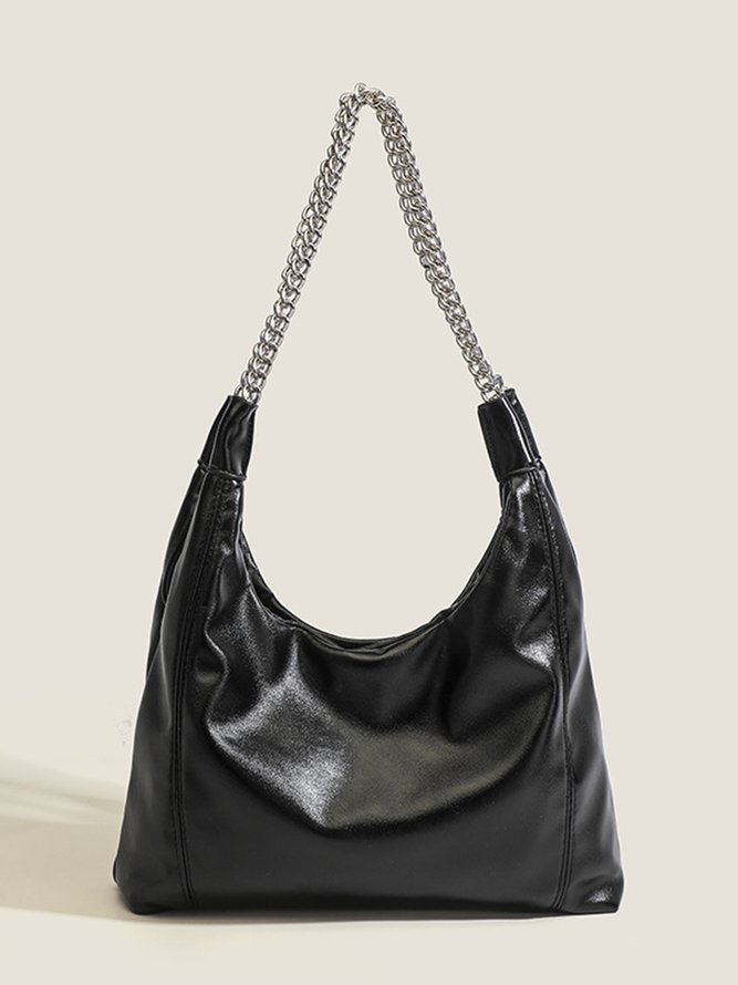 Women Minimalist Large Capacity Magnetic Chain Shoulder Bag
