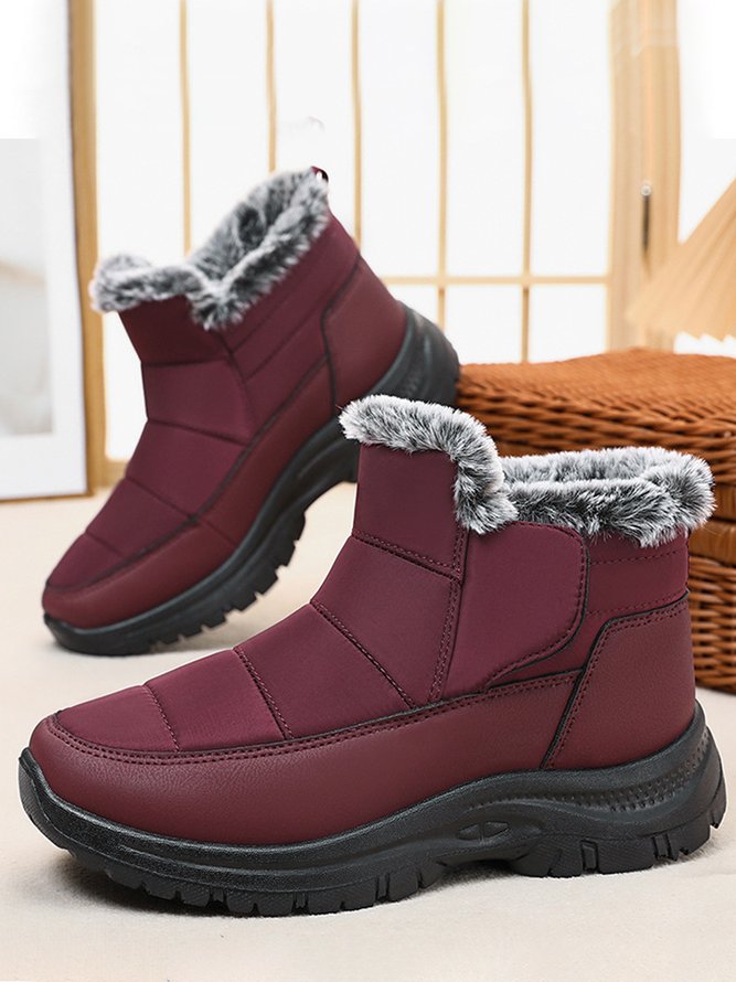 Thick Bottom Cotton Winter Cotton-Padded Boots