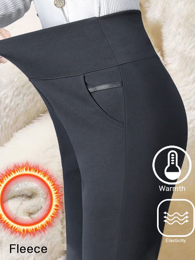 Tight Plain Casual Leggings