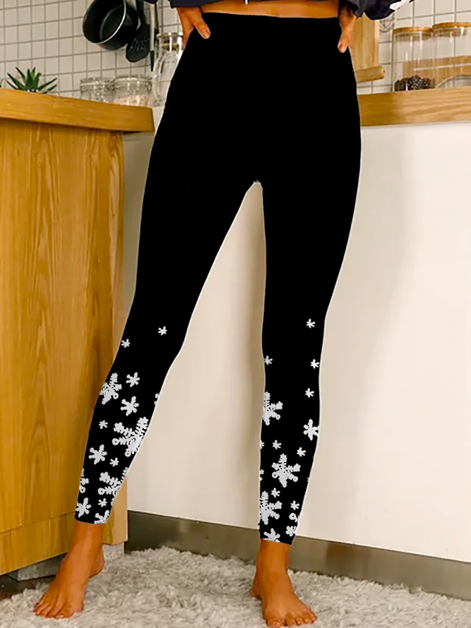 Plus size Christmas Casual Leggings