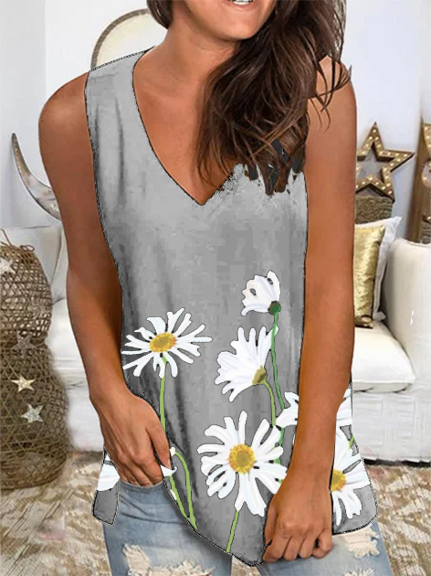 Black Shift Floral Knitted Holiday Tank & Cami