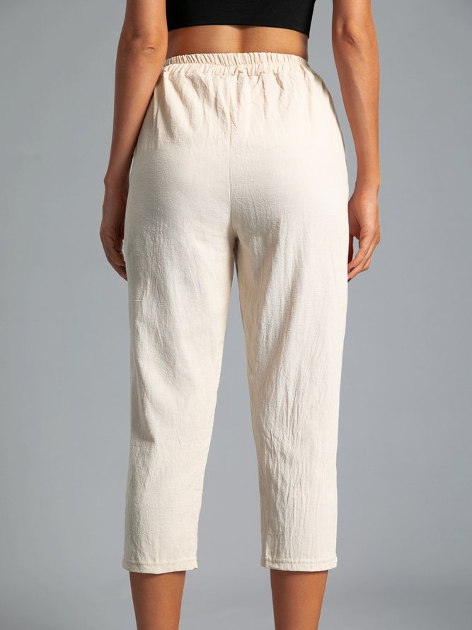 Linen Solid Pants