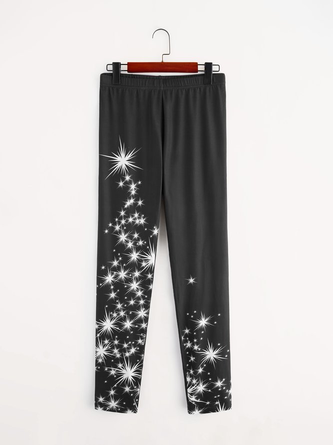 Star Skinny Christmas Leggings