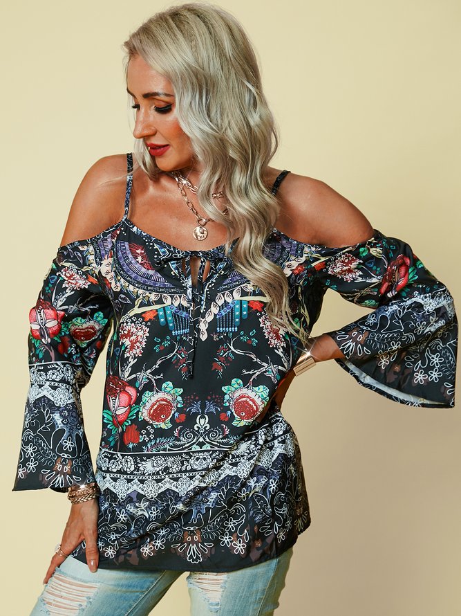 Long Sleeve Boho Top