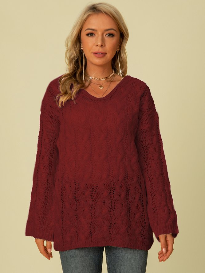 Casual Long Sleeve Hoodie Sweater Outerwear