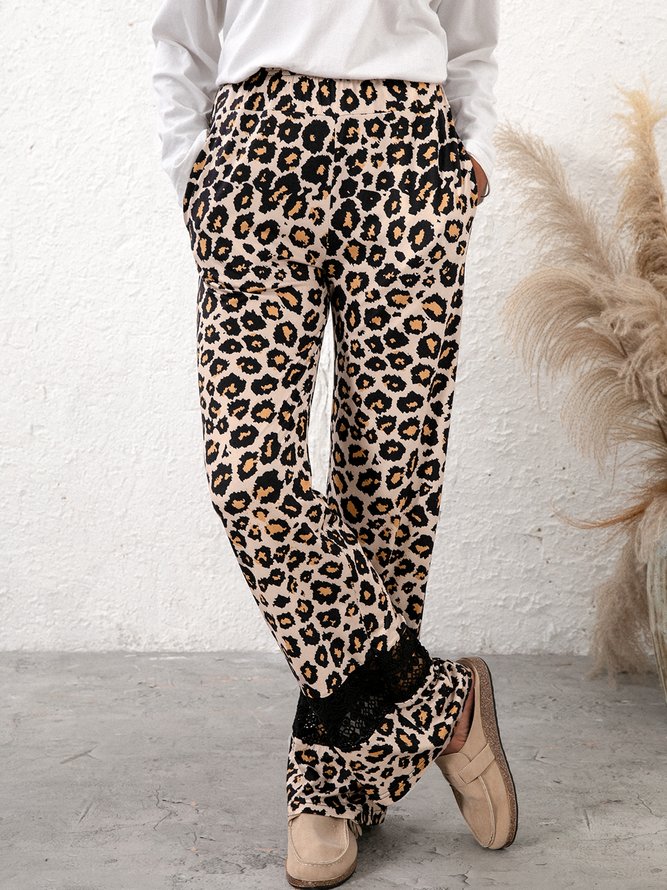 Cotton-Blend Vintage Pants