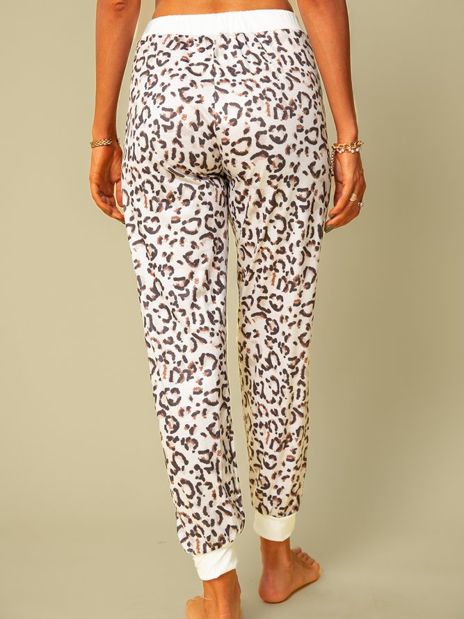 Leopard Sports Pants