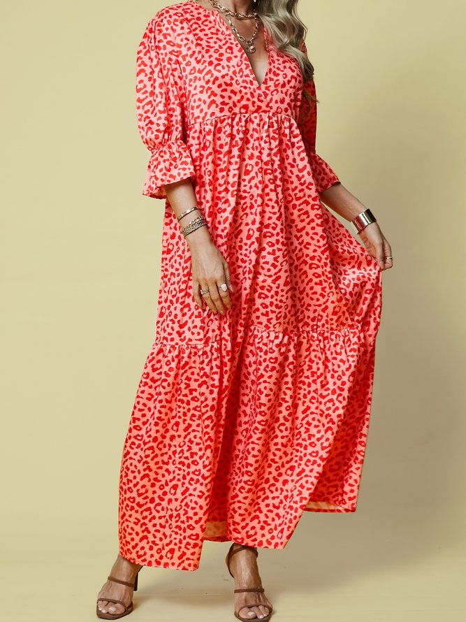 Boho Half Sleeve Weaving Dress