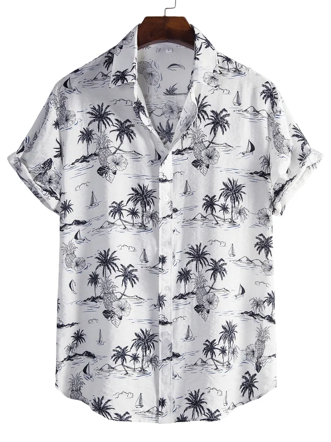 Men's Vintage Coconut Tree Shirts | zolucky