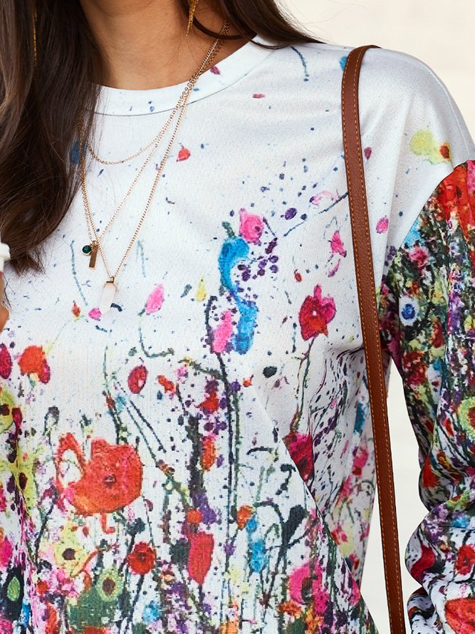 Long Sleeve Casual Sweatshirt
