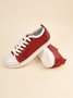 Christmas Red Shiny Lightweight Glitter Canvas Shoes Xmas Shoes