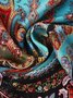 Everyday Paisley Ethnic Pattern Silk Scarf Vacation Versatile Accessory