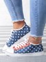 American Flag Independence Day Commemorative Canvas Shoes