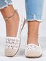 White Romantic Lace Wearable Sole Flat Shoes