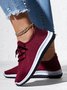Lightweight Breathable Non-Slip Lace-Up Sneakers