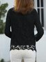 Lace Regular Fit Casual Lace Top