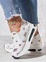 Mesh Ripped Denim Raw Hem Slip On Muffin Sneakers