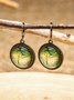 Casual Transparent Gem Dragonfly Earrings T-Shirt/Tee Matching