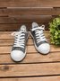 Casual Denim Canvas Flat Sneakers