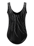 Casual  Abstract Printing Spaghetti One Pieces