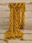 Wool Knit Tassel Dandelion Hanging Ball Scarf Extra Long Scarf