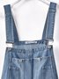 zolucky Women's Casual Jeans Denim Rompers Sleeveless Overalls Jumpsuit