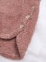 zolucky Cozy Fleece Hooded Sherpa Coat Symmetrical Button Teddy Bear Coat