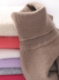 Newest Wool Pure Cashmere Sweater Women Thicken Pullovers Pull Femme High Neck Knitting Sweaters S-XXXL