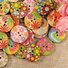 100 Pcs Flower Wooden Buttons Round Colorful Washable Decorative Sewing Buttons Handcraft Supplies