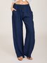 Wommer Solid Wide Leg Pants