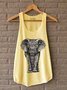 Sleeveless Cotton-Blend Shirts & Tops