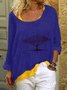 Round Neck Long Sleeve Shirt