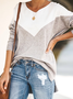 Long Sleeve Knitted Casual Sweater