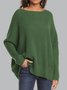 Women Long Sleeve Cotton Sweater