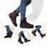 zolucky Women Outdoor Anti-Slip Walking Snow Boots