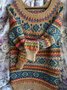 Knitted Cotton Boho Tribal T-shirt