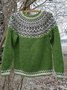 Soft Casual Round Neck Sweater