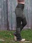 Cotton-Blend Casual Pants