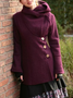 Long Sleeve Solid Hoodie Jacket