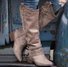 zolucky Daily Hollow-Out Spring/fall Cowboy Boot