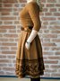 Casual Plain Knitting Dress