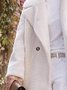 White Cashmere Long Sleeve Jacket