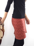 Solid Casual Cotton Skirt